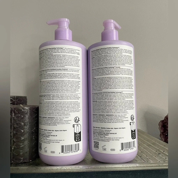 Olaplex No4 & No5 Blond Enhancer Toning Shampoo/Conditioner 1L set - Picture 4 of 11
